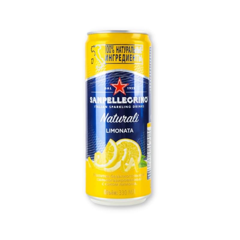 Напиток San Pellegrino Limonata ж/б 330 мл - купить по лучшей цене в ...