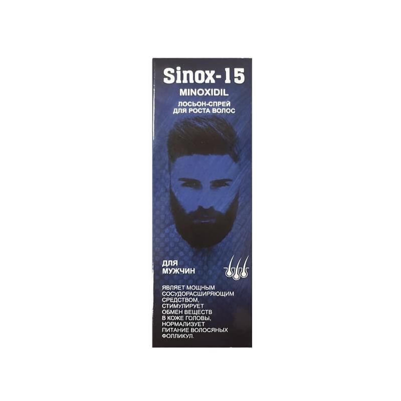 Лосьон спрей Sinox 15 Миноксидил №1 60 мл - купить по лучшей цене в ...