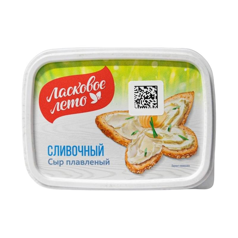 Сыр плавленый Ласковое лето сливочный 45% 170 г - купить по лучшей цене ...