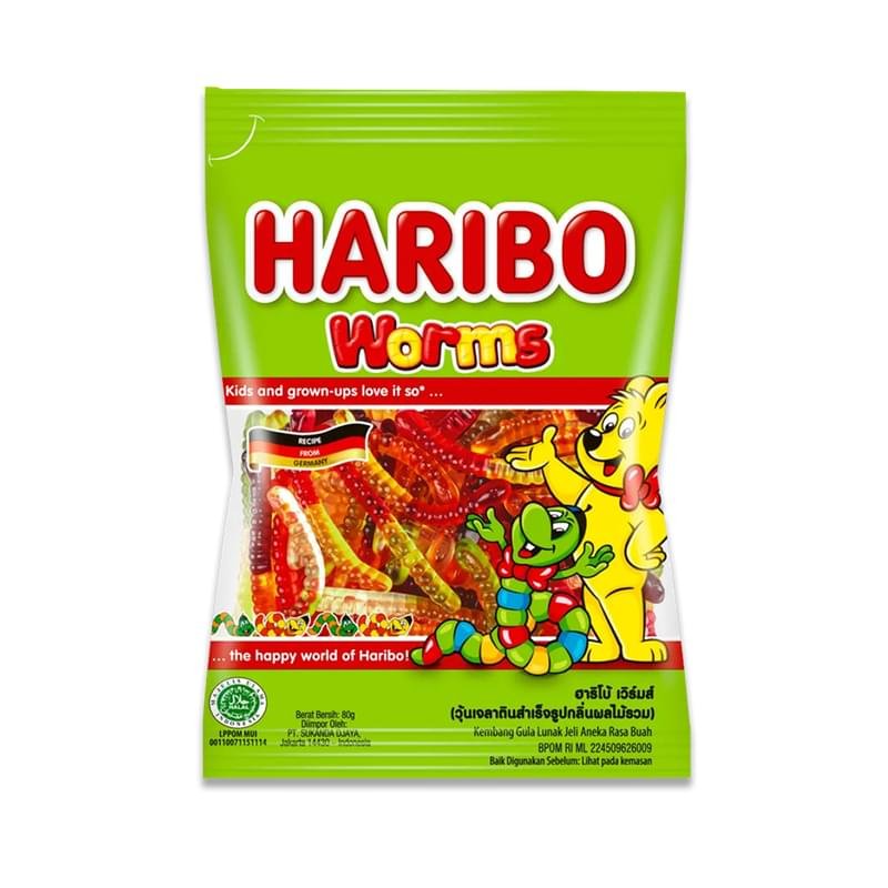 Мармелад Haribo жевательный worms 160 г - купить по лучшей цене в ...