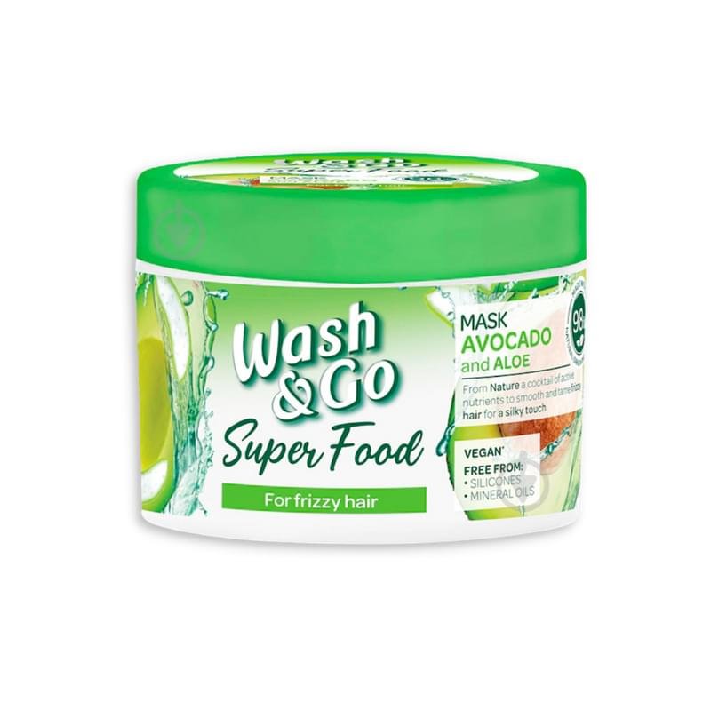 Маска Wash&Go Superfood с авокадо и алоэ 300 мл - купить по лучшей цене ...