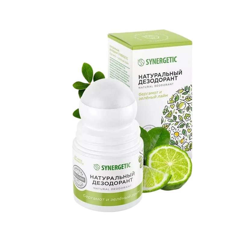 Дезодорант Synergetic натуральный Бергамот и зеленый лайм 50 мл ...