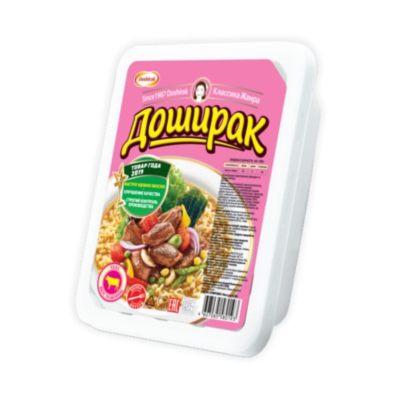 Лапша Доширак со вкусом телятины 90 г - купить по лучшей цене в Алматы ...