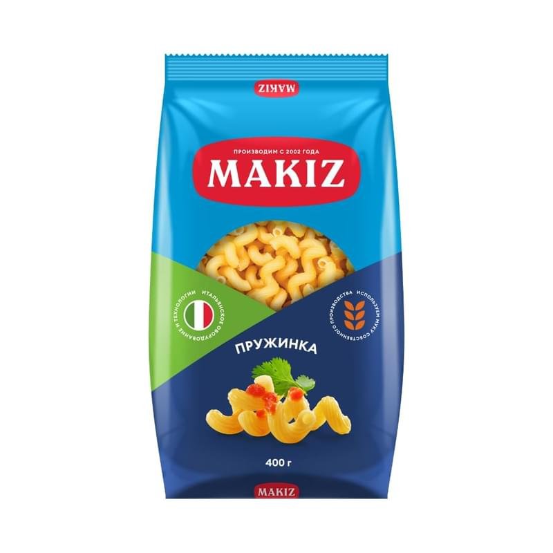 Макароны Makiz пружинка рифленые 400 г - купить по лучшей цене в Алматы ...