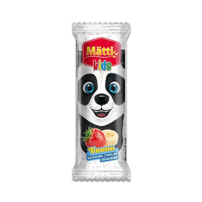 Батончик Matti Kids злаковый банан 24 г - купить по лучшей цене в ...