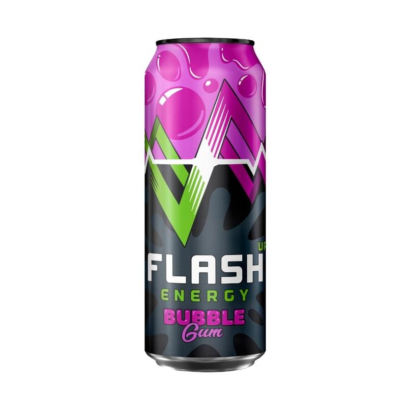 Напиток Flash up энергетический Bubble Gum ж/б 450 мл - купить по ...