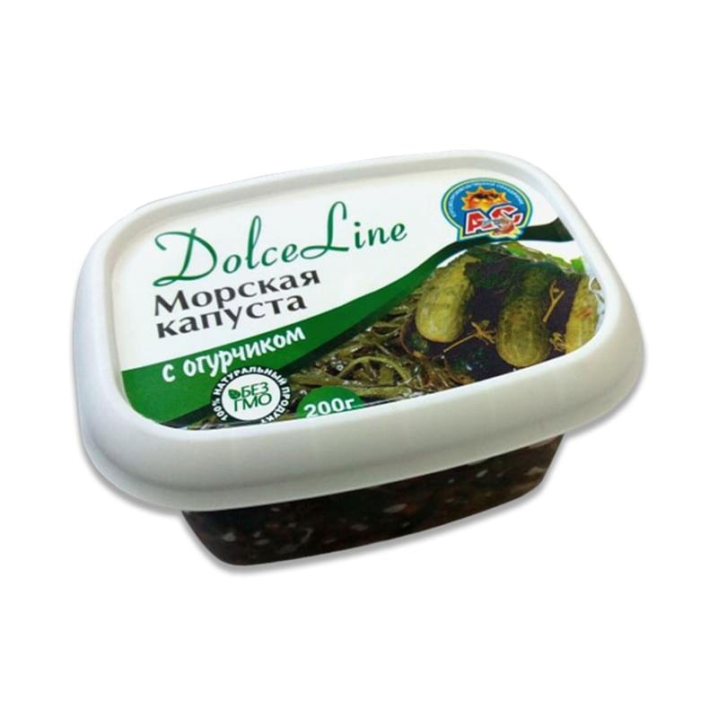 Салат АС Dolce Line Морская капуста с маринованным огурчиком 200 г ...