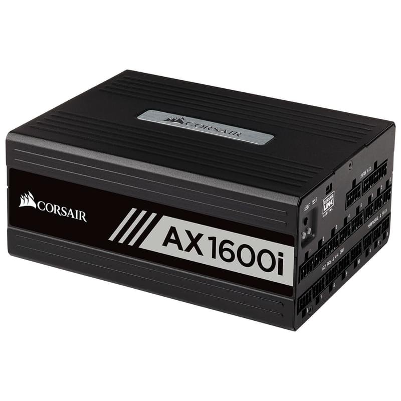 Блок питания Corsair AX1600i 1600W 80+ Titanium FM ATX 24 pin, 2x4+4pin, 4x6+2pin (CP-9020087-EU) - фото #2