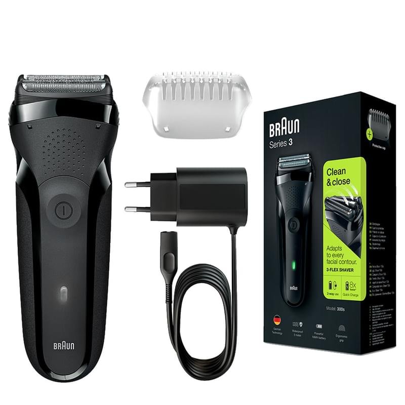 Электробритва Braun Series 3 300BT с точной насадкой-триммером и 5 ...