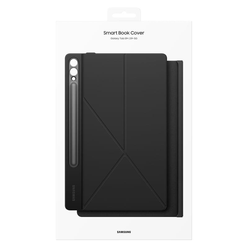 Чехол для Samsung Galaxy Tab S9+ 12.4" Smart Book Cover ,black (EF-BX810PBEGRU) - фото #11