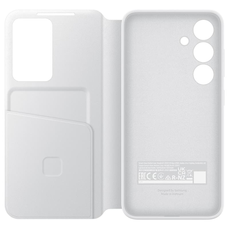 Чехол для смартфона Galaxy S24 (S24) Smart View Wallet Case White (EF-ZS921CWEGRU) - фото #4