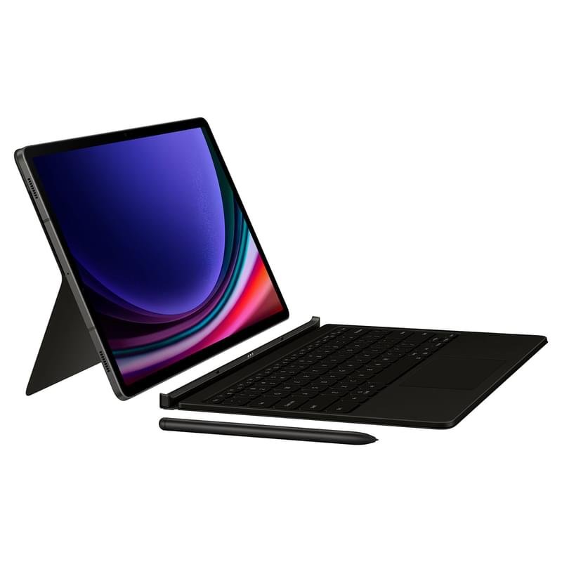 Чехол-Клавиатура для Samsung Galaxy Tab S9+ 12.4" Book Cover Keyboard ,black (EF-DX815BBRGRU) - фото #6