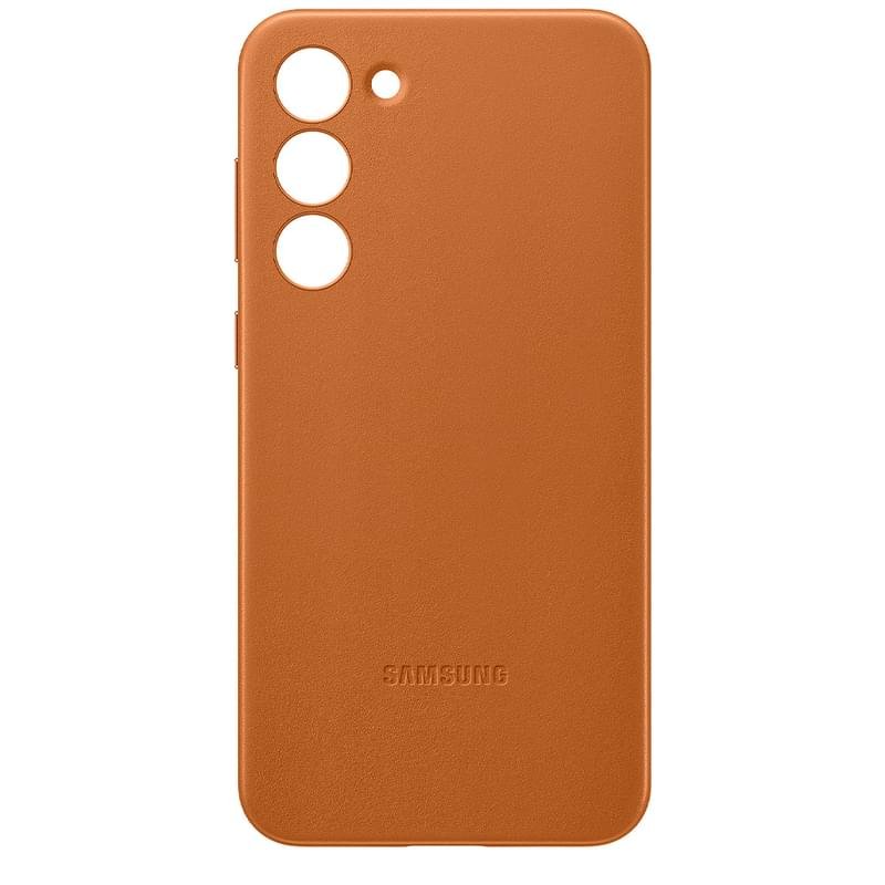Чехол для Samsung Galaxy S23+ Leather Cover, Camel (EF-VS916LAEGRU) - фото #1