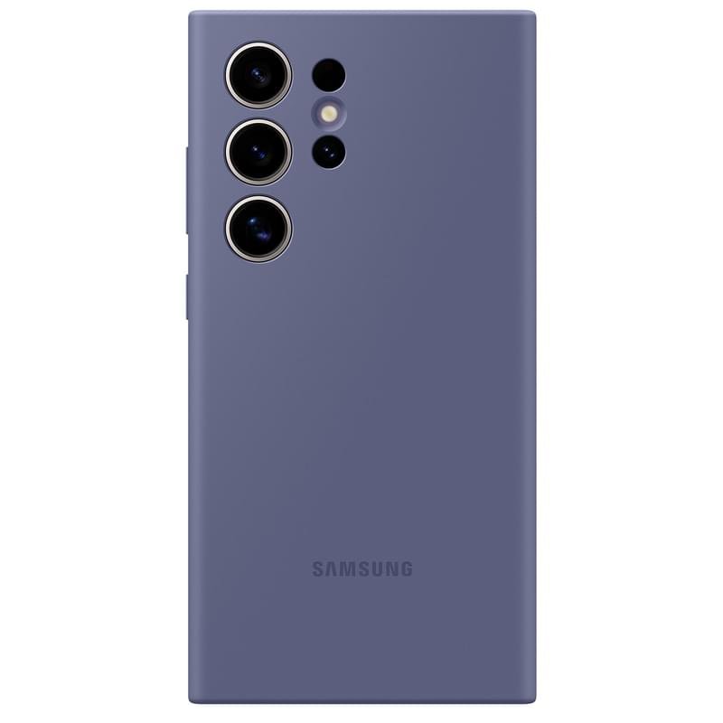 Чехол для смартфона Galaxy S24 Ultra (S24 Ultra) Silicone Case Violet (EF-PS928TVEGRU) - фото #0