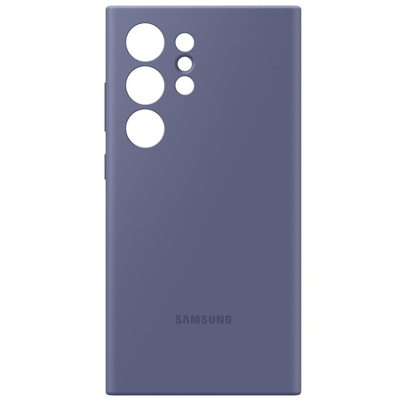 Чехол для смартфона Galaxy S24 Ultra (S24 Ultra) Silicone Case Violet (EF-PS928TVEGRU) - фото #3