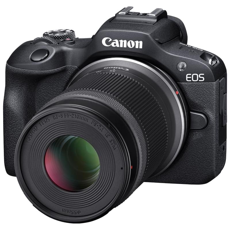 Беззеркальный фотоаппарат Canon EOS R100 + RF-S 18-45 + RF-S 55-210 (Black) - фото #2