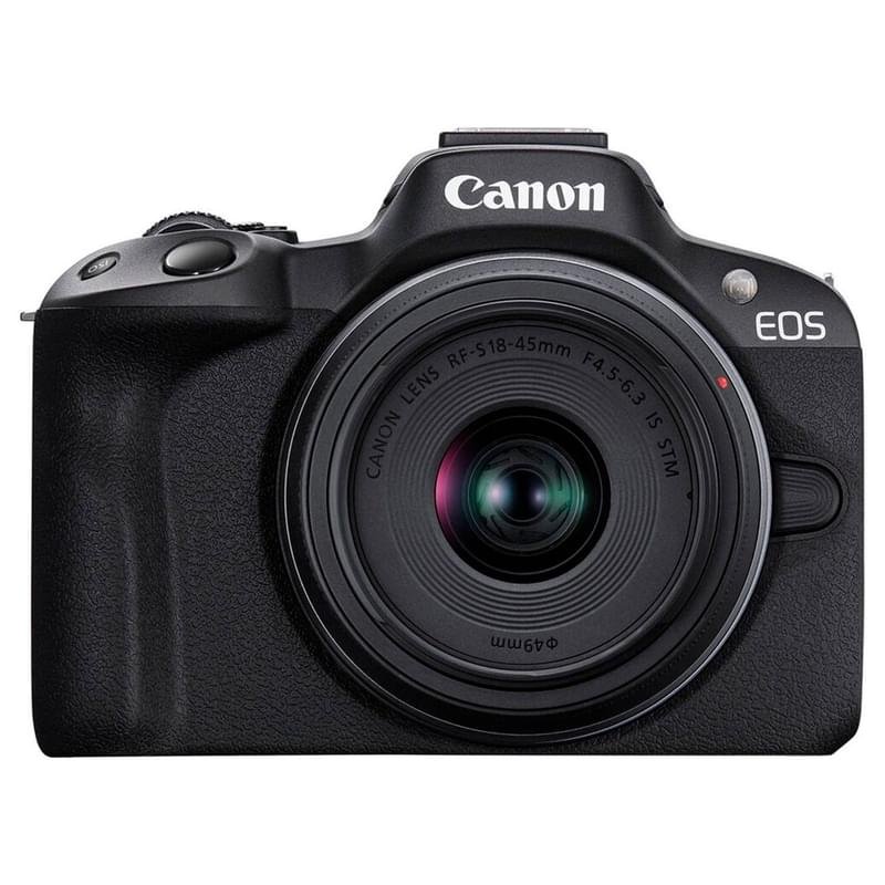Беззеркальный фотоаппарат Canon EOS R50 RF-S 15-45 IS STM Black - фото #0