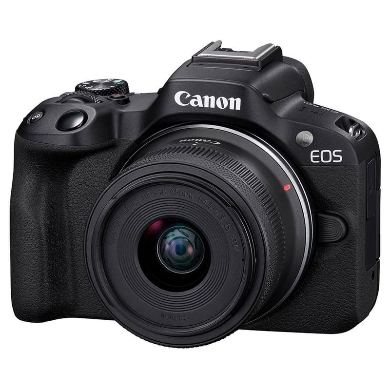 Беззеркальный фотоаппарат Canon EOS R50 RF-S 15-45 IS STM Black - фото #4