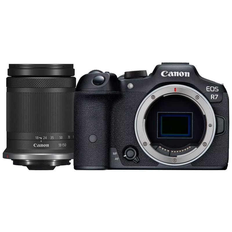 Беззеркальный фотоаппарат Canon EOS R7 18-150 IS STM Black - фото #1