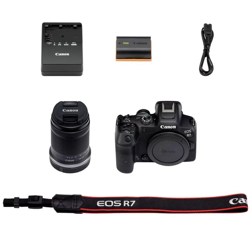 Беззеркальный фотоаппарат Canon EOS R7 18-150 IS STM Black - фото #9