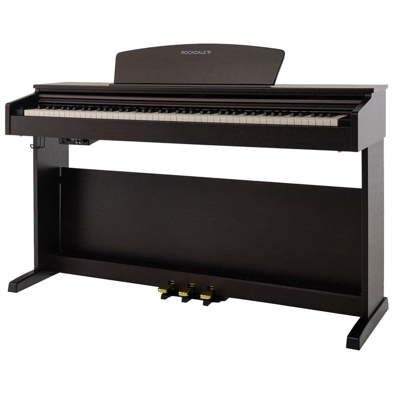 Цифровое пианино ROCKDALE Etude 128 Graded, 88 клавиш, палисандр - фото #4
