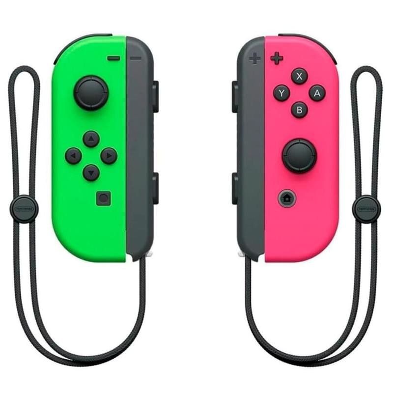 Джойстик беспроводной Nintendo Joy-con Pink/Green (4902370537345) - фото #0