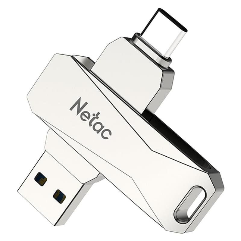 Флеш накопитель USB 3.0+TypeC 128GB Netac U782C - фото #1