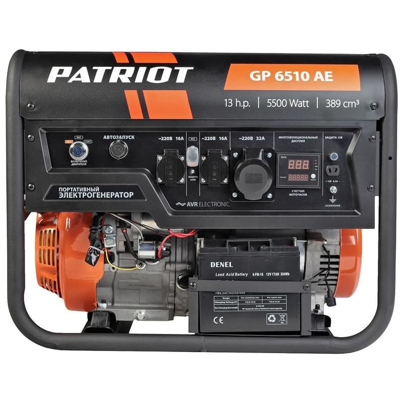 Генератор бензиновый PATRIOT GP 6510 AE (474101580) - фото #4