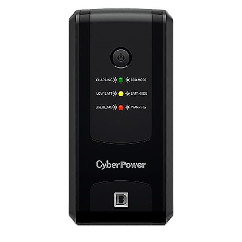 ИБП CyberPower, 650VA/390W, AVR:165-290В, 3 Schuko, Black (UT650EG) - фото #1