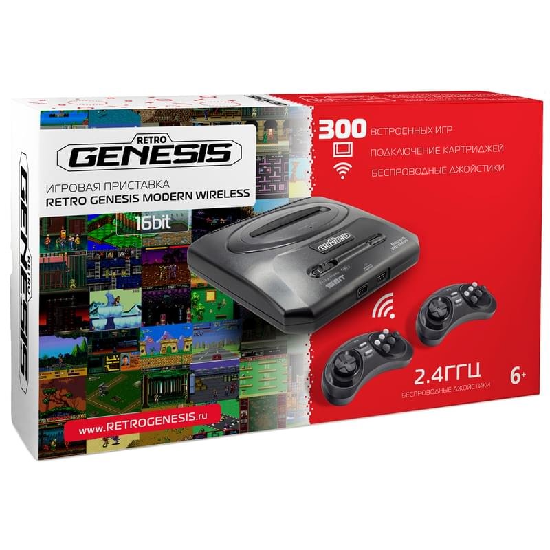 Игровая консоль Retro Genesis Modern Wireless + 300 игр (ConSkDn93) - фото #4