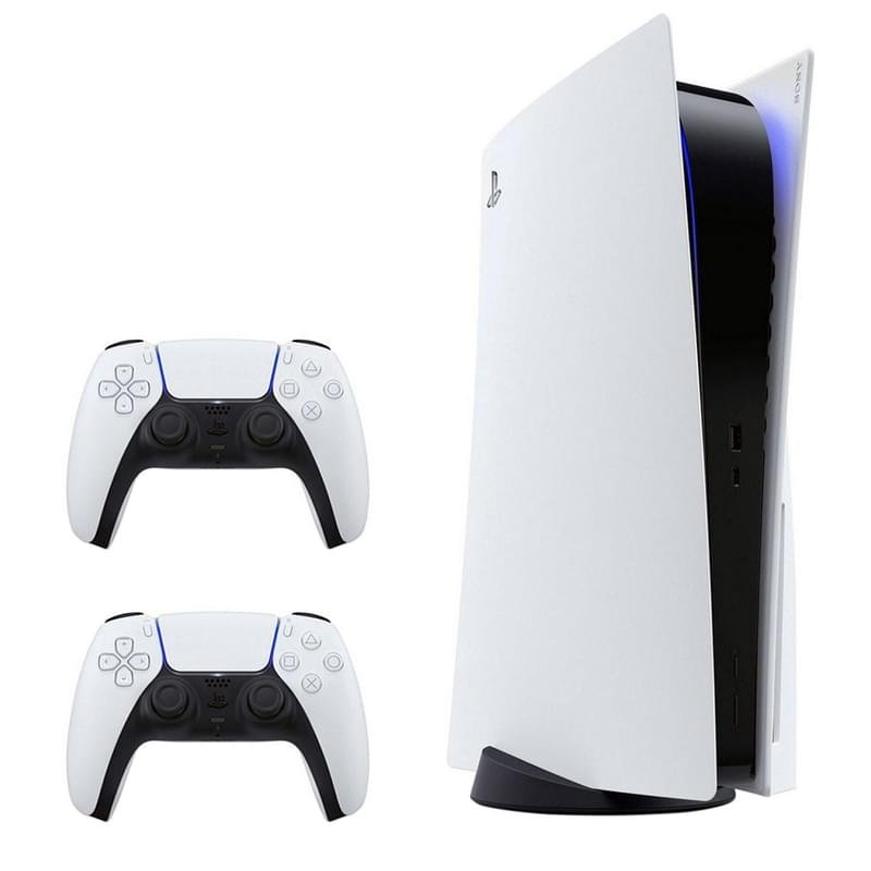 Игровая консоль Sony PS5 + Джойстик PS5 Dualsense White - фото #0