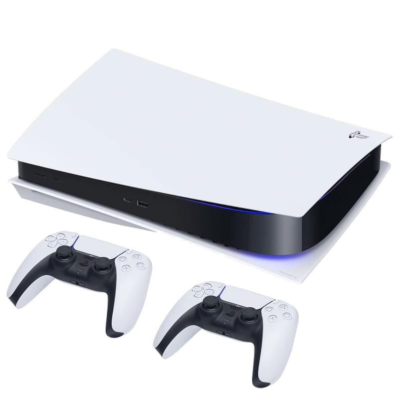 Игровая консоль Sony PS5 + Джойстик PS5 Dualsense White - фото #1