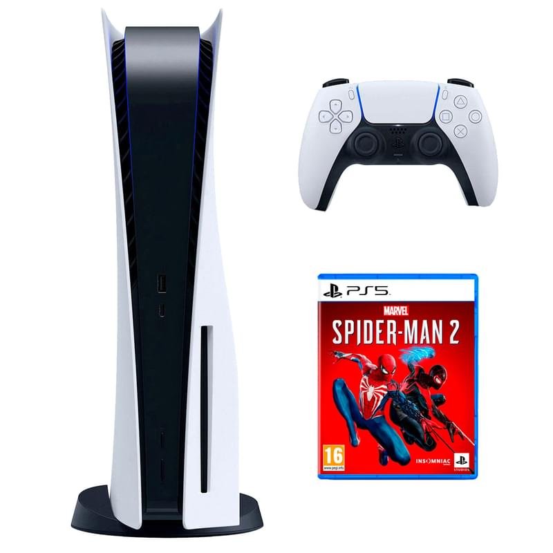 Ойын консолі Sony PS5 + Spider-Man 2 Standart Ed - фото #0