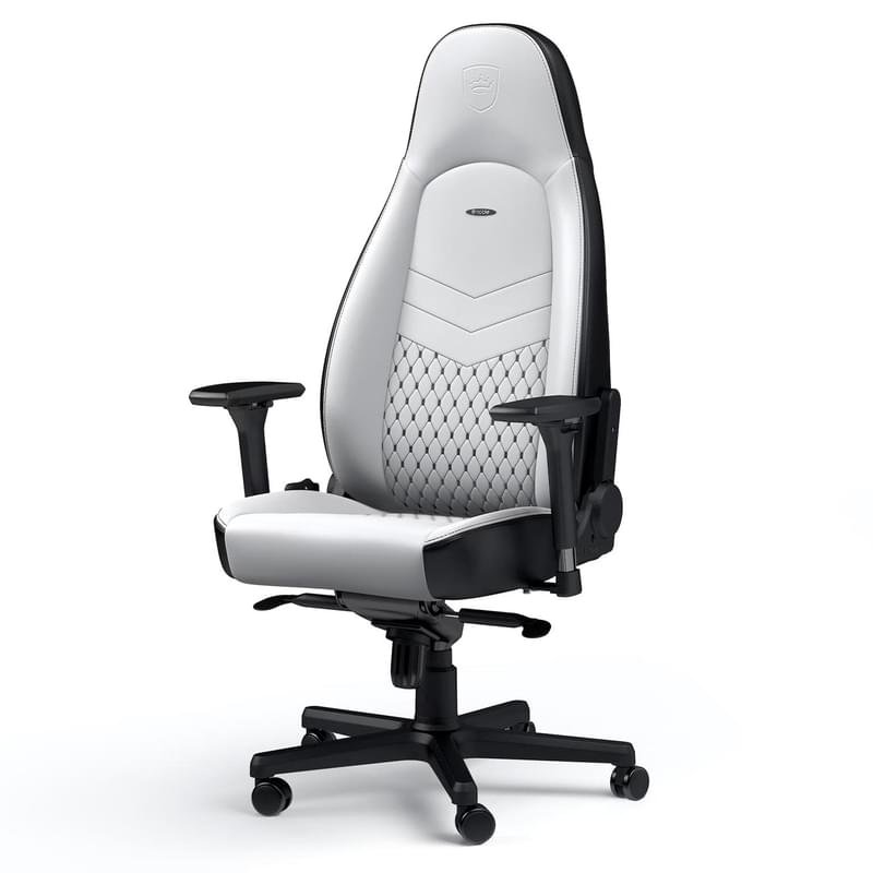 Игровое компьютерное кресло Noblechairs Icon, White/Black (NBL-ICN-PU-WBK) - фото #0