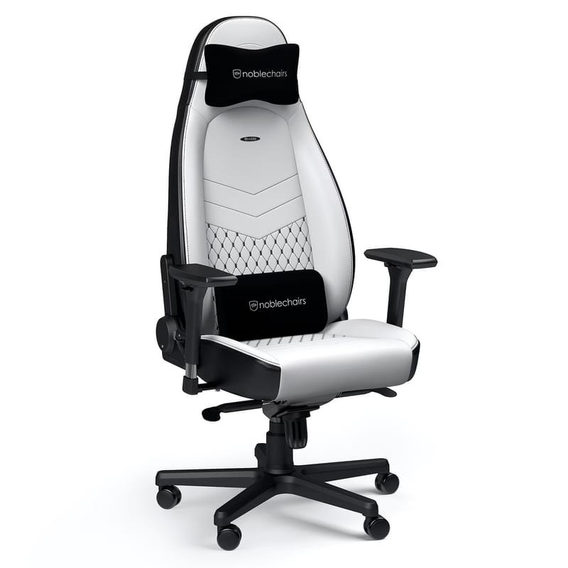 Игровое компьютерное кресло Noblechairs Icon, White/Black (NBL-ICN-PU-WBK) - фото #2