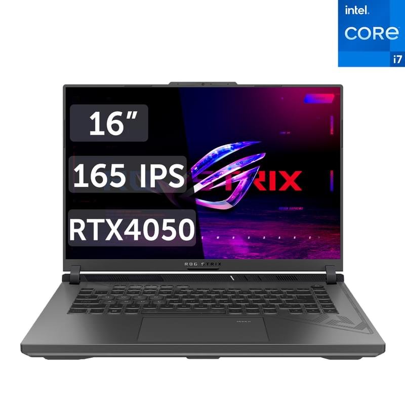 Игровой ноутбук Asus ROG Strix G16 i7 13650HX / 16ГБ / 512SSD / RTX4050 6ГБ / 16 / DOS / (G614JU-N3255) - фото #0