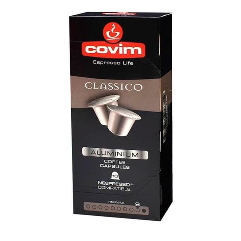 Капсулы кофейные Nespresso Covim Caffe' NE Alu Classico 10 шт - фото #0