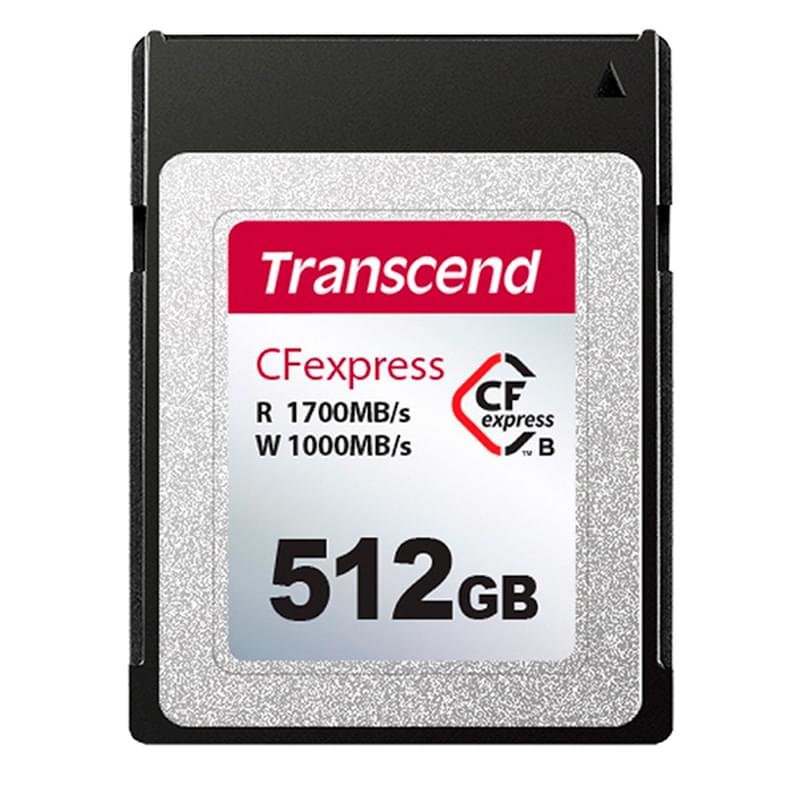 Карта памяти CFexpress 512GB Transcend, RW 1700/1300 MB/s, Type-B (TS512GCFE820) - фото #0
