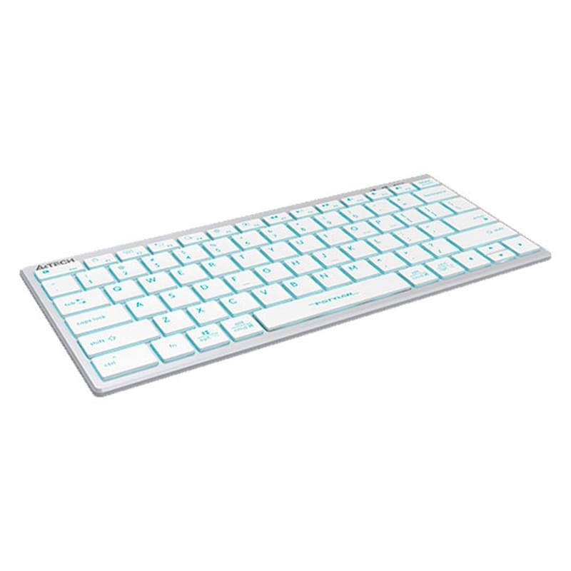Клавиатура проводная USB A4tech Fstyler FX-61, Ice Blue - фото #2