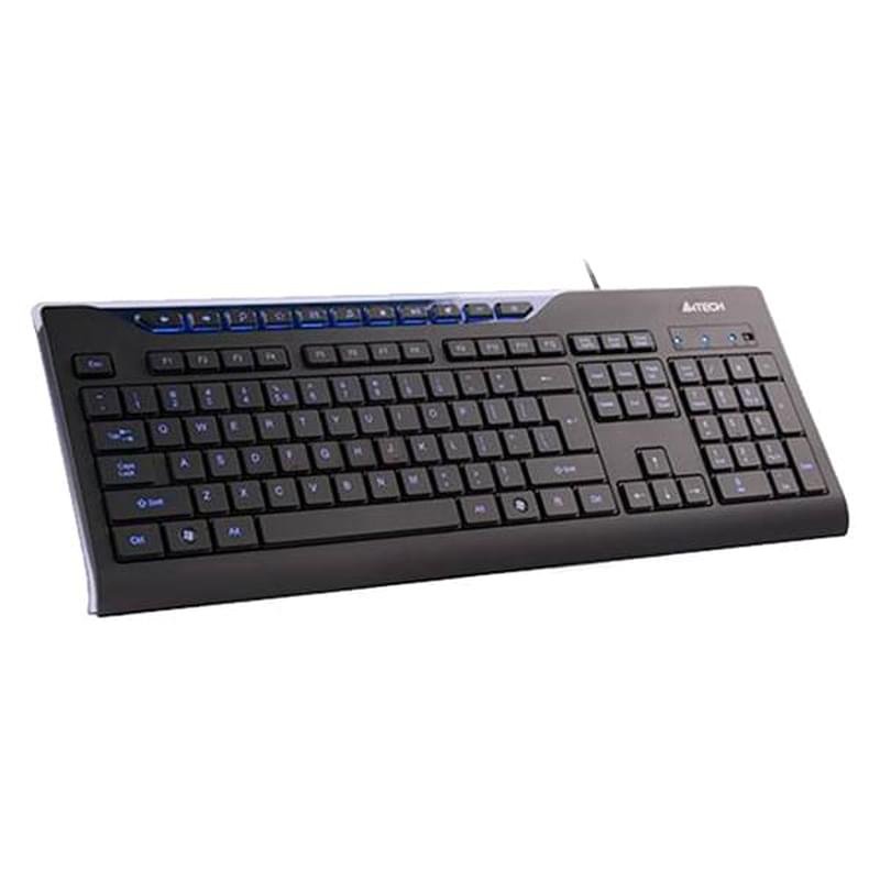 Клавиатура проводная USB A4Tech KD-800L, Black - фото #1