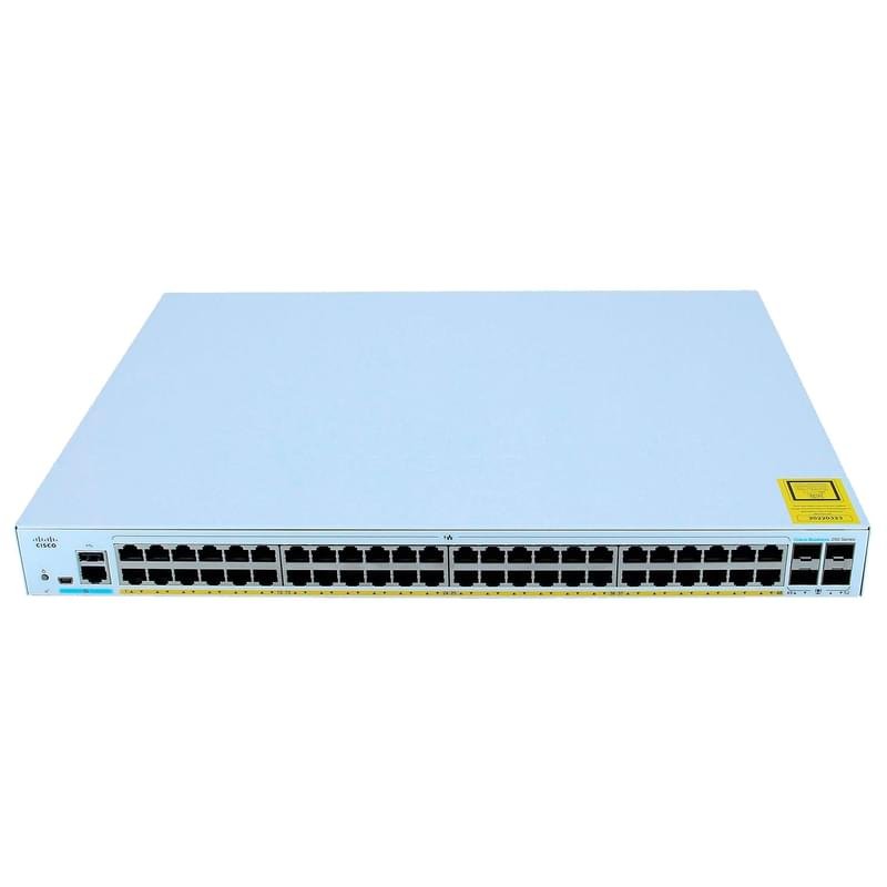 Коммутатор Cisco CBS350 Managed 48-port GE, PoE, 4x10G SFP+ - фото #0