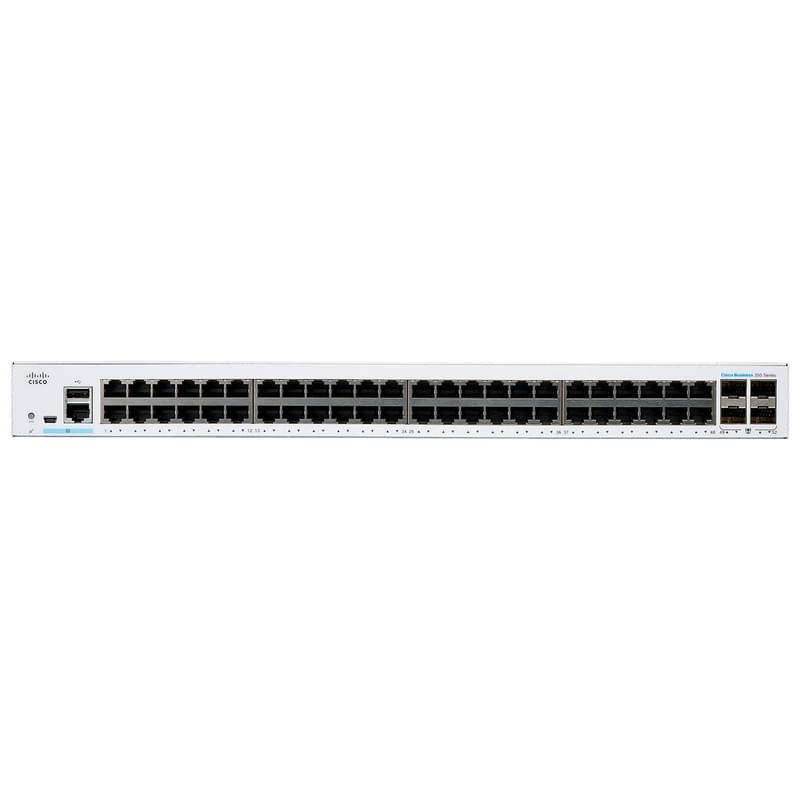 Коммутатор Cisco CBS350 Managed 48-port GE, PoE, 4x10G SFP+ - фото #2