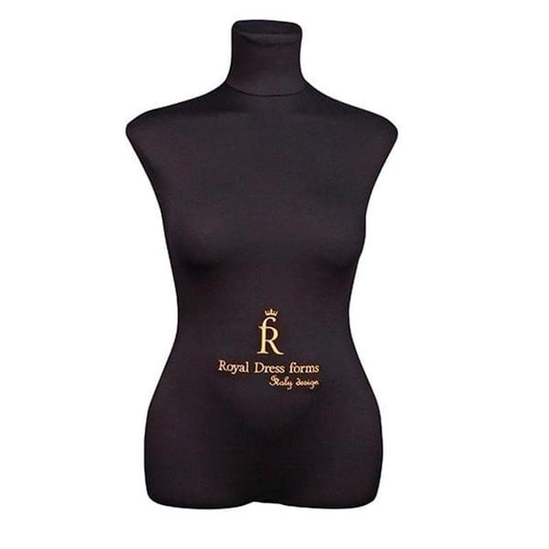 Манекен портновский Royal Dress forms Кристина Премиум 52, черный - фото #0