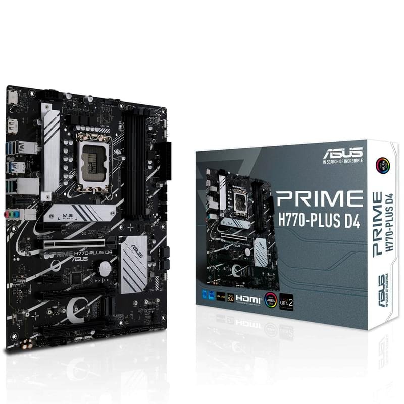 Материнская плата ASUS Prime H770 PLUS LGA1700 4DDR4 PCI-E 3x16 (HDMI+DP) ATX - фото #5