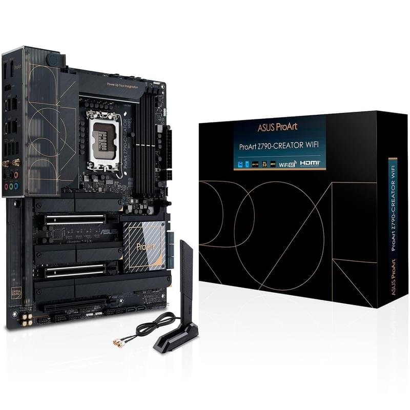 Материнская плата ASUS ProArt Z-790-CREATOR LGA1700 4DDR5 PCI-E 3x16 (2Type-C+HDMI+2DP) ATX - фото #4