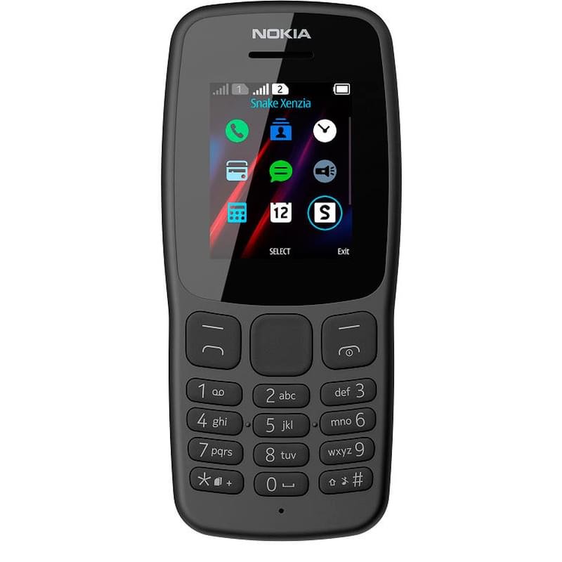 Мобильный телефон Nokia 106 Charcoal - фото #0