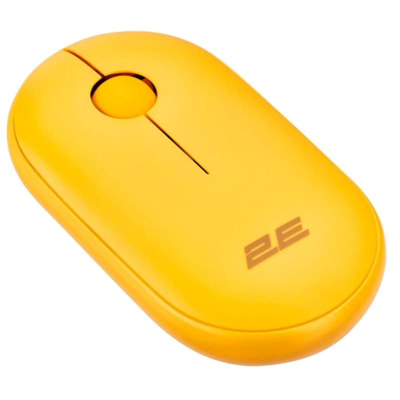 Мышка беспроводная USB 2E MF300 Silent WL Sunny yellow (2E-MF300WYW) - фото #1