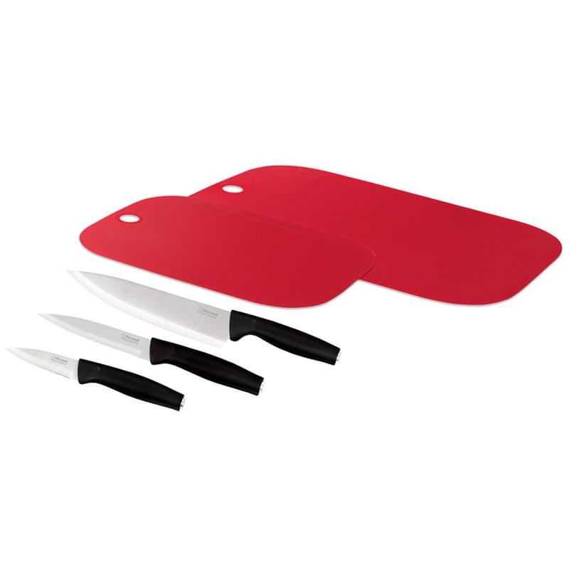 Набор из 3 ножей и 2 разделочных досок Trumpf Rondell RD-1357 - фото #0