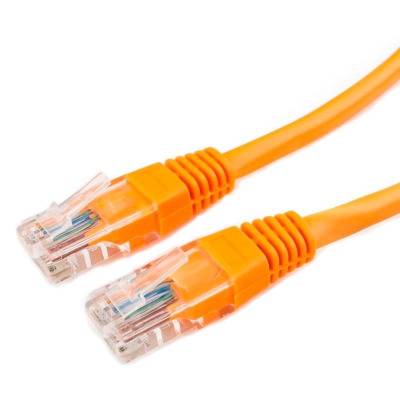 Патч-корд LSZH медный UTP Cablexpert кат.5e, 0,5м, оранжевый (PP30-0,5M/O) - фото #0