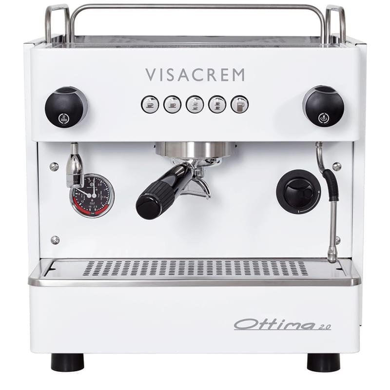 Профессиональная 1-а группная кофе машина Quality Espresso Ottima Visacrem 2.0 белая - фото #0
